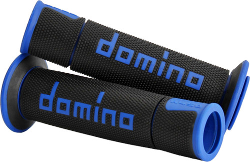 DOMINO RACING A450 Road Racing Grips Black/Blue Pair A45041C4840B7-0