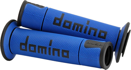 DOMINO RACING A450 Road Racing Grips Blue/Black Pair A45041C4048B7-0