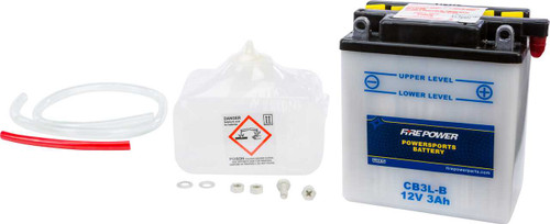 FIRE POWER Battery W/Acid Cb3L-B 12V Heavy Duty CB3L-B