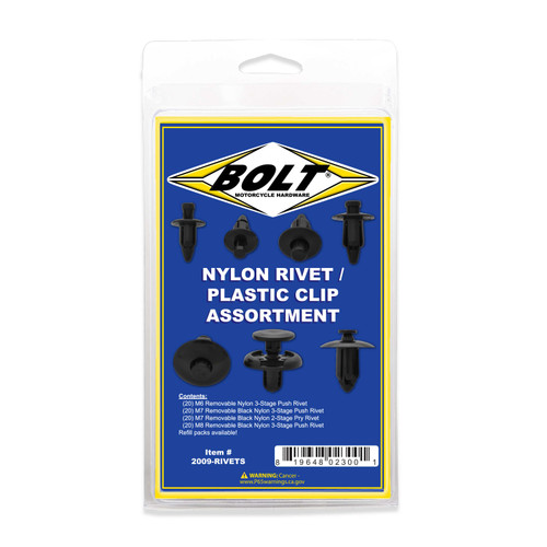 BOLT Rivet Assortment 80/Pk 2009-RIVETS