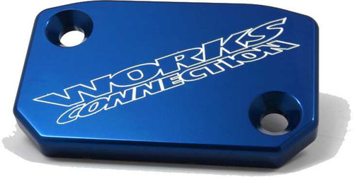WORKS Front Brake Cover (Blue) 21-060