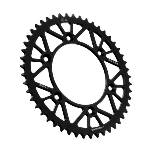 JT Rear Racelite Sprocket Alum 49T-520 Blk Hus/Husq/Ktm JTA897.49BLK