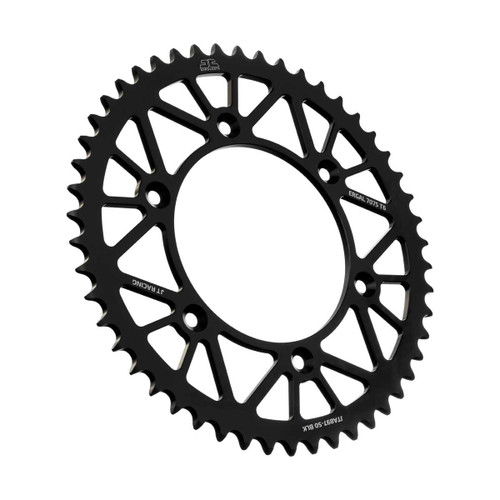 JT Rear Racelite Sprocket Alum 50T-520 Blk Hus/Husq/Ktm JTA897.50BLK