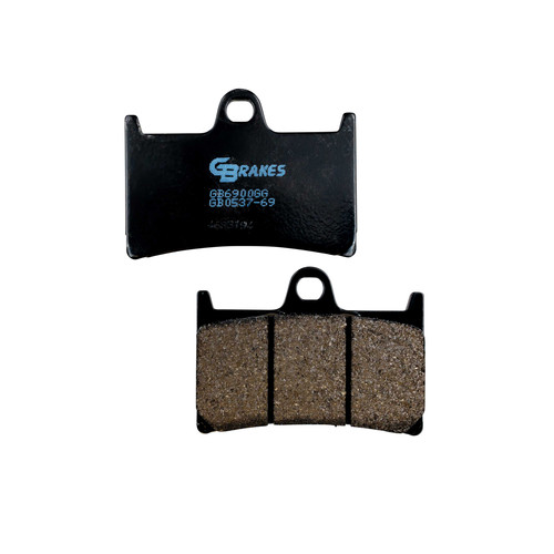 GBRAKES Brake Pads Semi Metallic GB0537-69