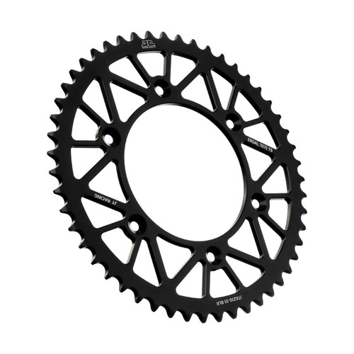JT Rear Racelite Sprocket Alum 51T-520 Blk Beta/Hon JTA210.51BLK