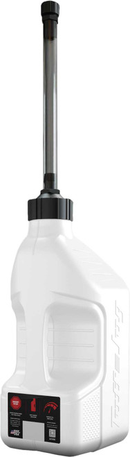 TUFF JUG Utility Container White W/ Autostop Spout 2.5 Gal WUASVS10