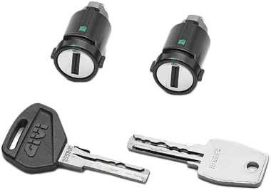 GIVI Evo Smart Case Lock Set For 2 Obkev Cases SLR102