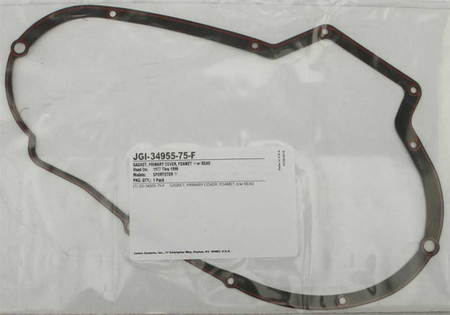 JAMES GASKETS Gasket Primary Cover Xl Foam W Bead 1/Pk 34955-75-F 34955-75-F