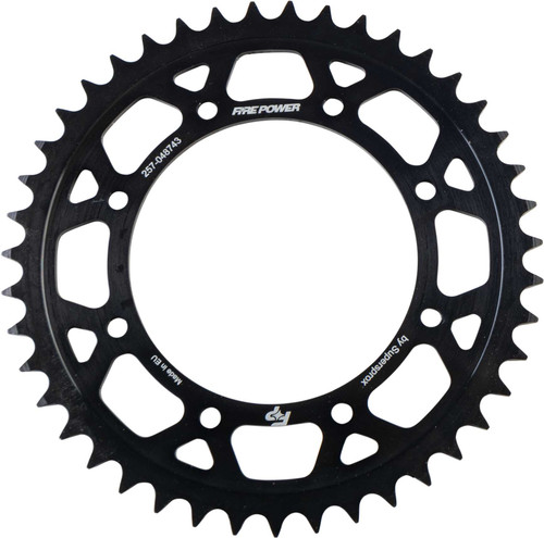 FIRE POWER Rear Sprocket Steel 43T Blk FPS-487-43-BLK