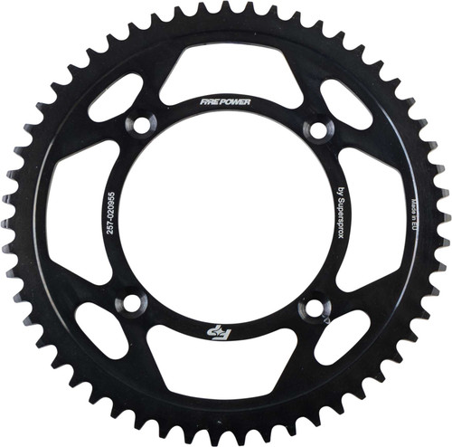 FIRE POWER Rear Sprocket Steel 55T Blk FPS-209-55-BLK