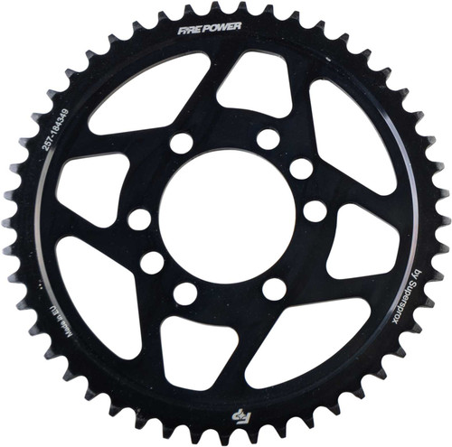 FIRE POWER Rear Sprocket Steel 49T Blk FPS-1843-49-BLK
