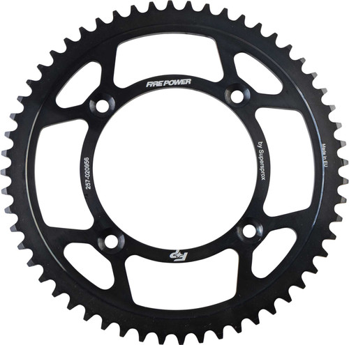 FIRE POWER Rear Sprocket Steel 56T Blk FPS-209-56-BLK