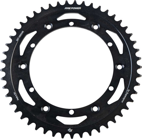 FIRE POWER Rear Sprocket Steel 49T Blk FPS-853-49-BLK