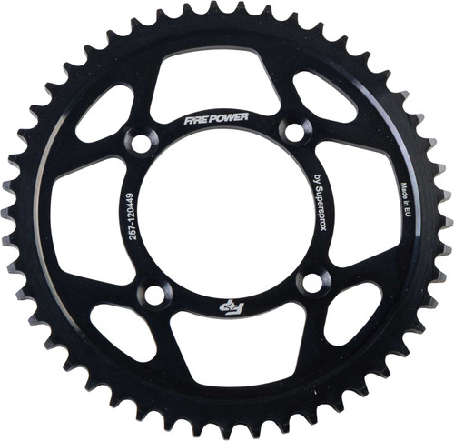 FIRE POWER Rear Sprocket Steel 49T Blk FPS-1204-49-BLK