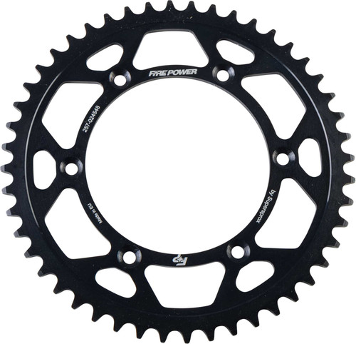 FIRE POWER Rear Sprocket Steel 48T Blk FPS-245-48-BLK