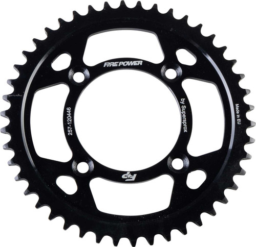 FIRE POWER Rear Sprocket Steel 46T Blk FPS-1204-46-BLK