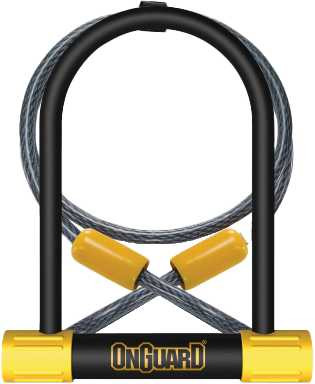 ONGUARD Bulldog 8012 U-Lock W/Cable 4 Ft 45008012
