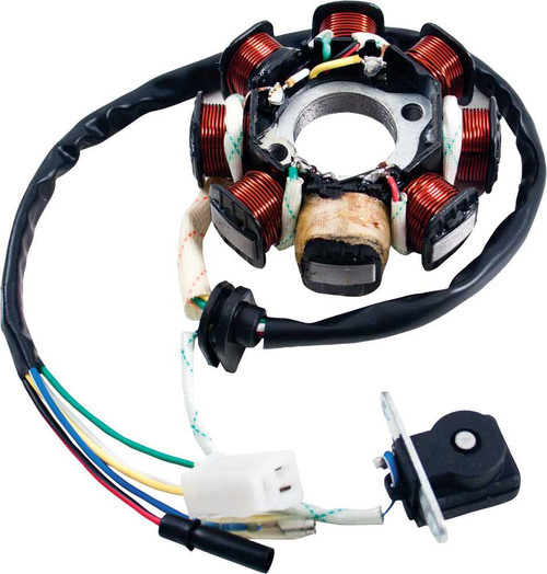 MOGO PARTS 50Cc 8-Coil Magneto/Stator Vertical/Gy6 4-Stroke 08-0205
