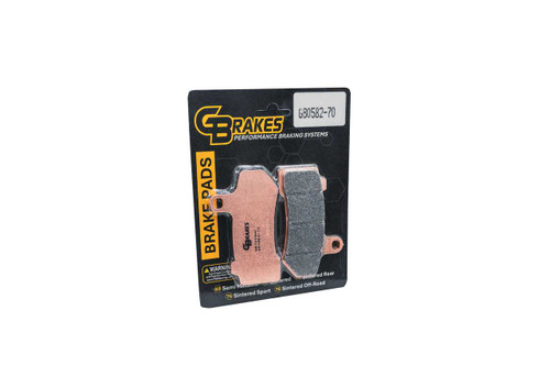 GBRAKES Brake Pads Hh Sintered Fr/Rr GB0582-70