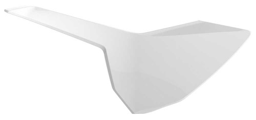 POLISPORT Side Number Plate White 8418200002