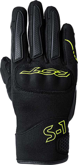 RST S1 Mesh Ce Glove Black/Flo Yellow Sm 103182F.YEL-08