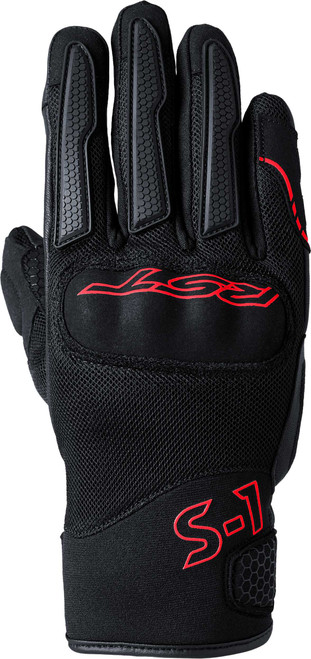 RST S1 Mesh Ce Glove Black/Red Md 103182RED-09