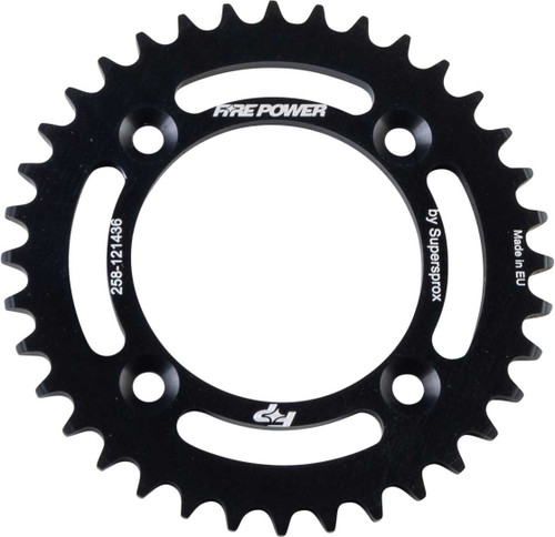 FIRE POWER Rear Sprocket Aluminum 36T Blk FPA-1214-36-BLK
