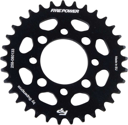 FIRE POWER Rear Sprocket Aluminum 33T Blk FPA-801-33-BLK