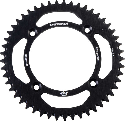 FIRE POWER Rear Sprocket Aluminum 49T Blk FPA-209-49-BLK