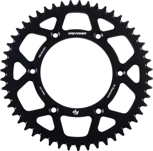 FIRE POWER Rear Sprocket Aluminum 51T Blk FPA-210-51-BLK