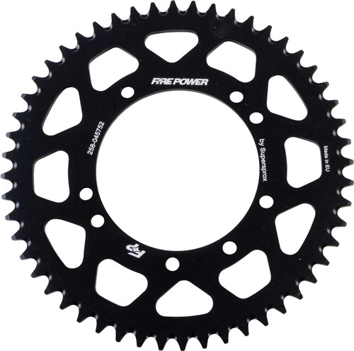 FIRE POWER Rear Sprocket Aluminum 52T Blk FPA-457-52-BLK