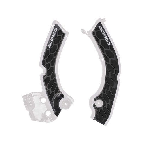 ACERBIS Frame Guards Tri White/Black 2986701035