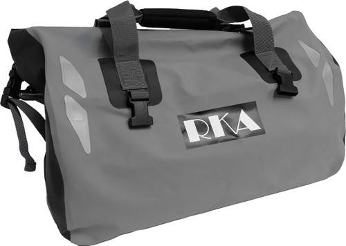 RKA Rugged Motorcycle Duffel Bag Waterproof 30L Black/Grey R-03-02