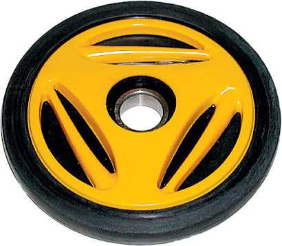 PPD Idler Wheel Yellow 6.50"X25Mm R0165G-2-401A