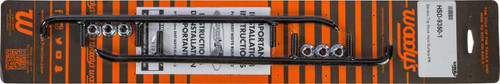 WOODYS Hard Weld Runners Pol/ S-D Blow Molded Skis HSD-9350