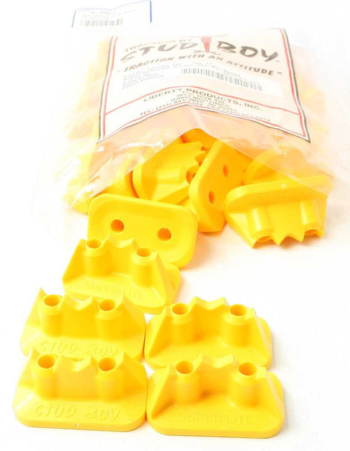 STUD BOY Super-Lite Pro Series Double Backers .75" 24/Pk Yellow 2512-P1-YEL