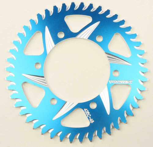 VORTEX Rear Cat5 Sprocket Aluminum 46T-525 Blu Kaw/Suz/Yam 435CZB-46