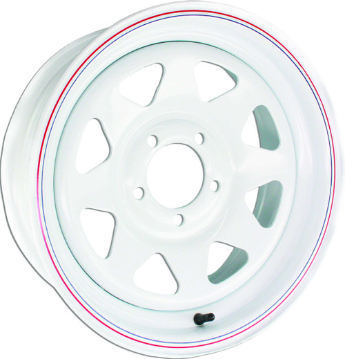 AWC 8 Spoke Steel Trailer Wheel 12"X4" 2024012-W