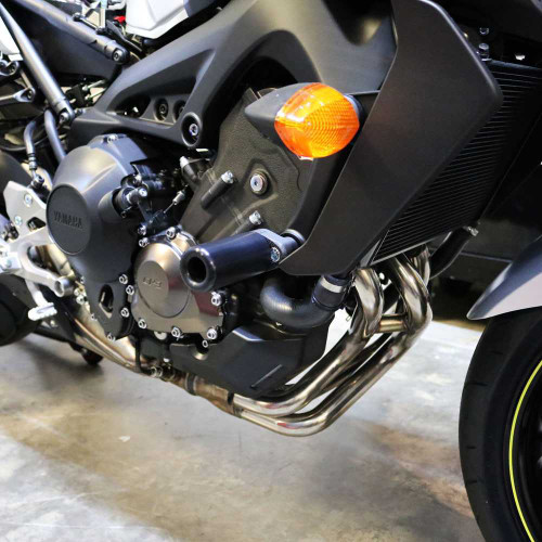 SHOGUN Frame Sliders Black No Cut Yam 750-6429