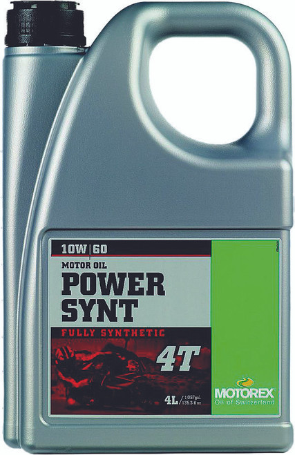 MOTOREX Power Synthetic Motor Oil 4T 10W60 4L 306210