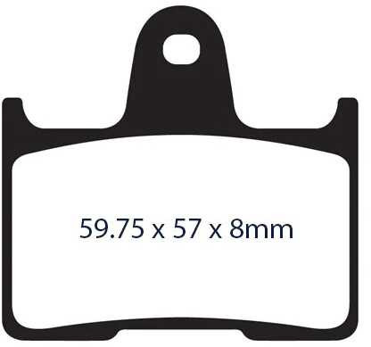 LYNDALL BRAKES Brake Pad Gold+ Rear `14-Up Sportster 7235-G