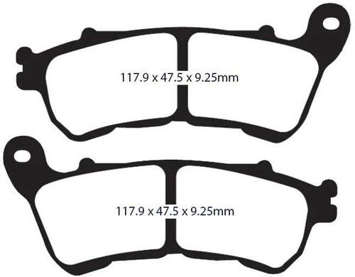 LYNDALL BRAKES Brake Pad Gold+ Front `14-Up Sportster 7236-G