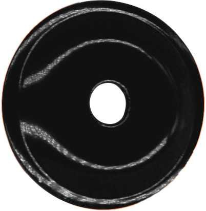 WOODYS Round Grand Digger Support Plates 48/Pk Black ARG-3810-48