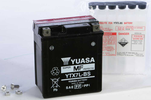 YUASA Battery Ytx7L-Bs Maintenance Free YUAM327BS