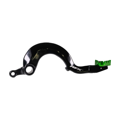 RFX Rear Brake Pedal Green Solid-Tip Kaw FXRB 20401 99GN