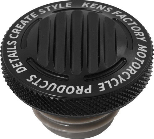 KENS FACTORY Nl Gas Cap Finned Black Rachet Screw Rh KFC-10