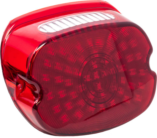 LETRIC LIGHTING CO Slantback So-Lo Integrated Led Tailight Red Lens Fxlrst Only LLC-SLTL-RT-ST