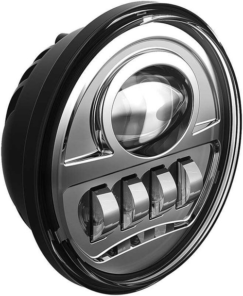 PATHFINDER 4.5" Modern Led Passing Lamps Kit Chrome HDPL4C