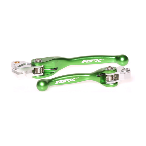 RFX Flexible Lever Set Green Kaw/Suz FXFL 30100 55GN