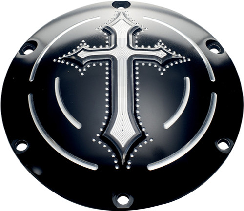 PREC. BILLET Derby Cover Darkside Black DRK-230-SPT-BLK